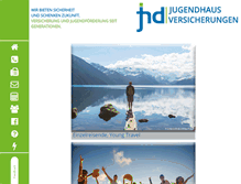 Tablet Screenshot of jhdversicherungen.de